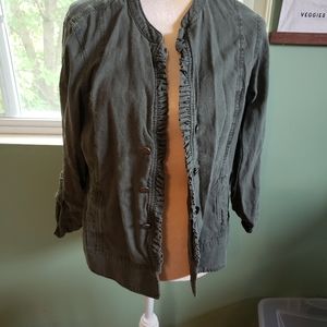 Maurices womens size large green blazer